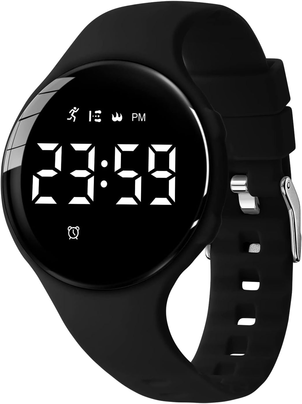 NN BEN NEVIS Reloj digital para niños y niñas, reloj deportivo con rastreador de fitness, reloj despertador, cronómetro, sin aplicación y resistente