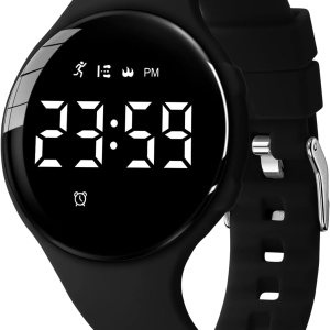 NN BEN NEVIS Reloj digital para niños y niñas, reloj deportivo con rastreador de fitness, reloj despertador, cronómetro, sin aplicación y resistente NN BEN NEVIS Reloj digital para niños y niñas, reloj deportivo con rastreador de fitness, reloj despertador, cronómetro, sin aplicación y resistente