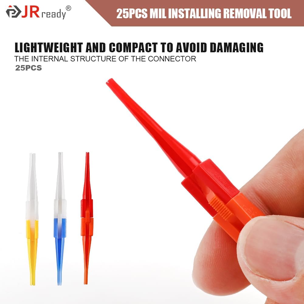 JRready Herramienta de extracción de instalación de barril sólido M8196914-10 20 para mantenimiento de conectores eléctricos en sistemas de