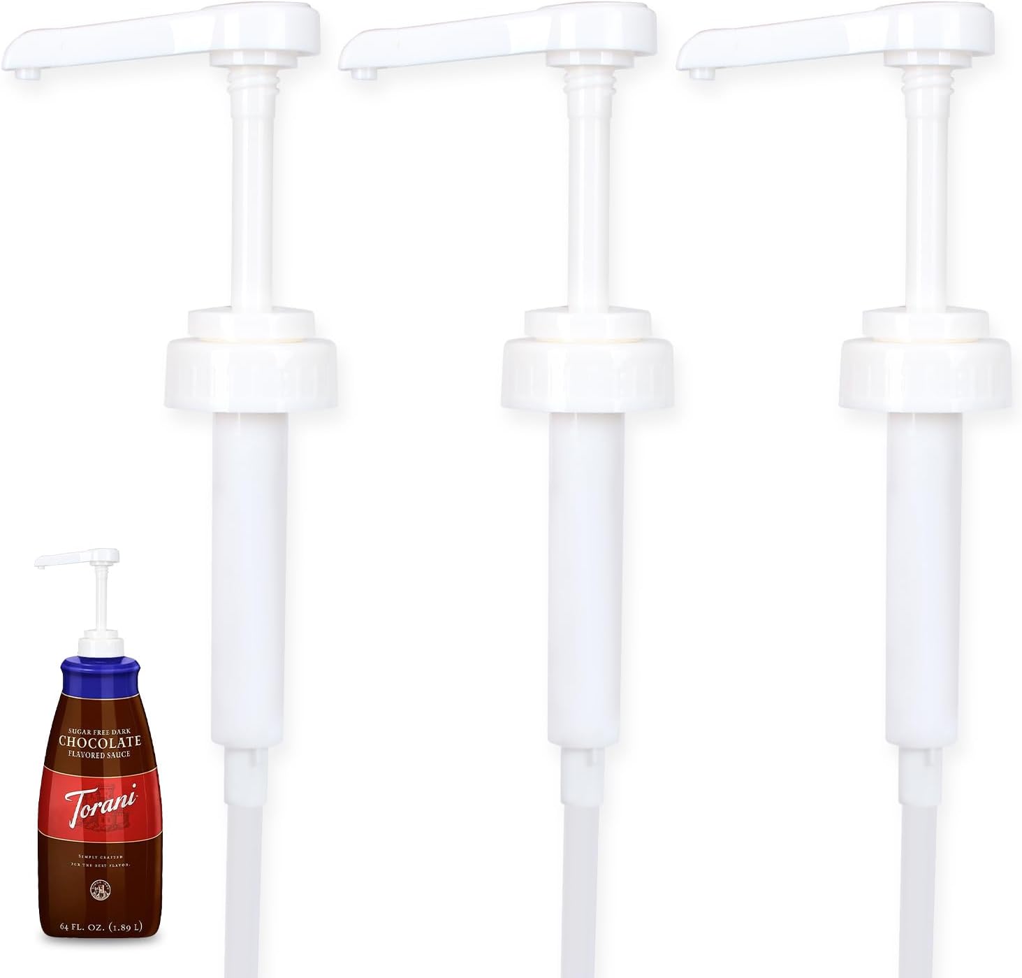 Dispensador de bomba de salsa para botellas Torani de 64 onzas, dispensador de bomba de jarabe de 64 onzas para dispensador de bomba de salsa de