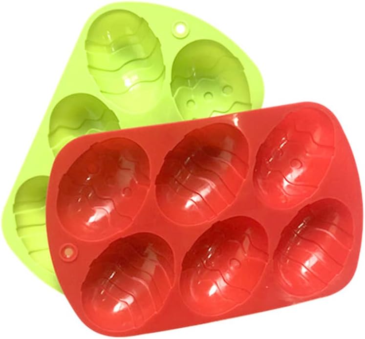 Molde de silicona para huevos de Pascua, molde para hornear en forma de huevo, molde de chocolate para decoración de fiestas temáticas de Pascua