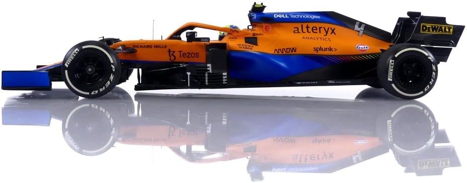 Minichamps 530213304 Mclaren F1 Team MCL35M-Lando Norris-2nd Place Italian GP 2021 – Coche coleccionable en miniatura, multicolor