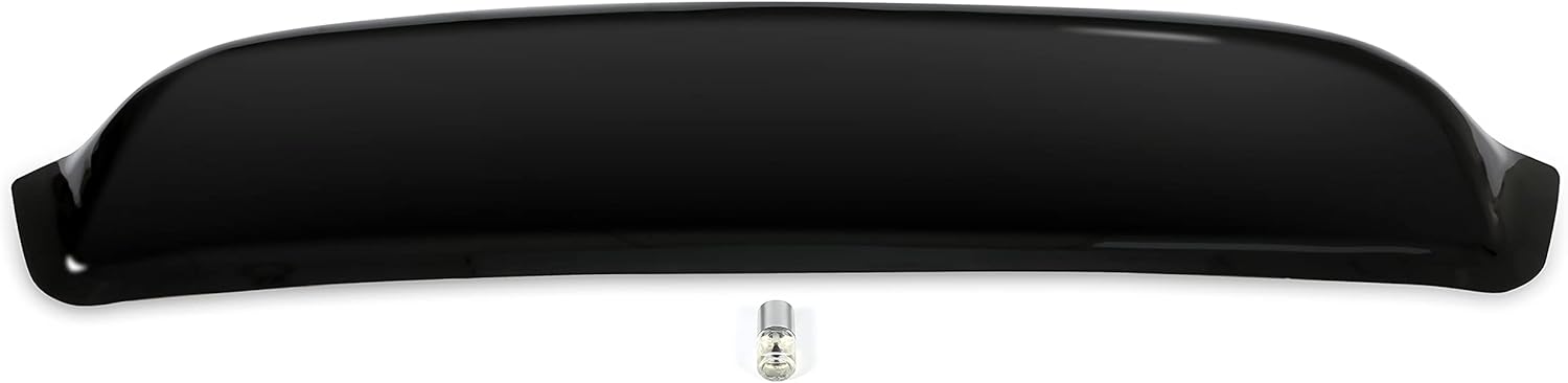 HECASA Alerón de techo compatible con Acura RSX 2002-2006, visera de techo de ventana trasera de 2 puertas, ala de alerón de protección solar, color