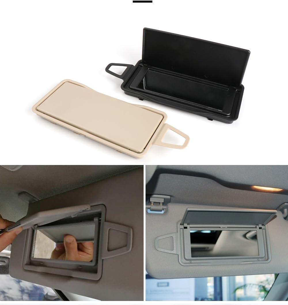 Espejo de repuesto para visera solar iluminadoespejo de maquillaje compatible con Mercedes E CLS para Benz W212 W218 Auto Accessories 2128108100