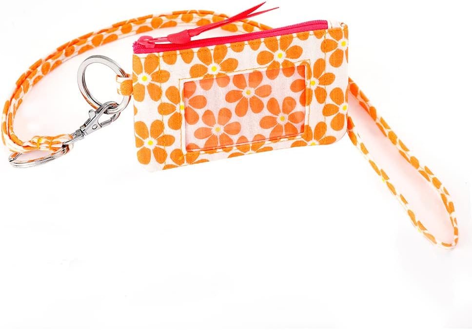 Combo de estuche de identificación con cremallera y cordón para mujer (varios equipos disponibles), llavero con tarjeta, cartera de identificación