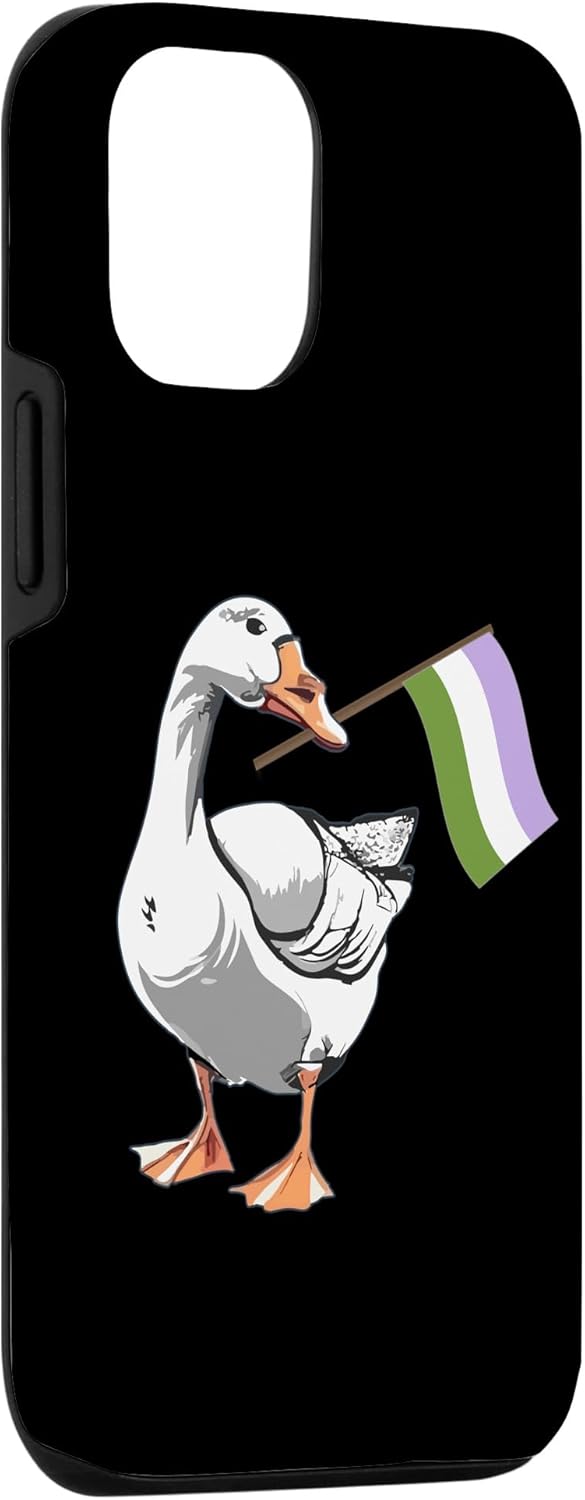 iPhone 1212 Pro Genderqueer Goose Bi Pride Flag Bi Pride Parade Flag LGBTQ Case