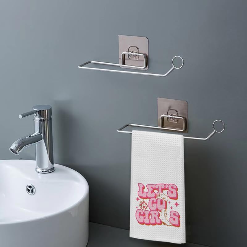 Pink Western – Toallas de cocina de 16 x 24 pulgadas para decoración de cocina, toallas de mano decorativas occidentales para baño, regalos de