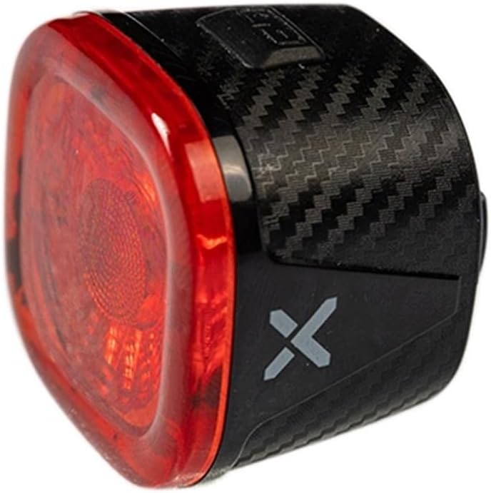 XOSS XR01 Luz trasera inteligente para bicicleta, IPX6 impermeable con detección de frenos luces traseras, luz de freno para bicicleta de encendido