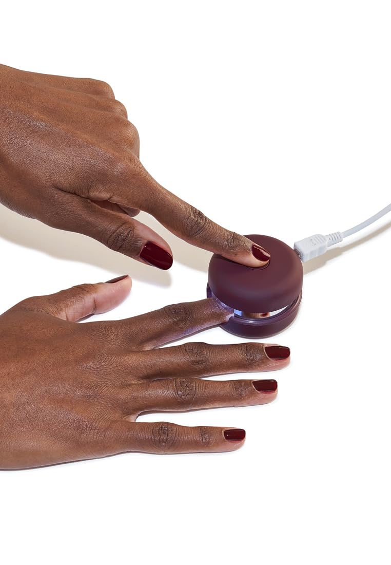 Le Mini Macaron Kit de manicura de gel para bricolaje  Kit de esmalte de uñas de gel con lámpara LED de secado de uñas, 1 esmalte de gel, barra de