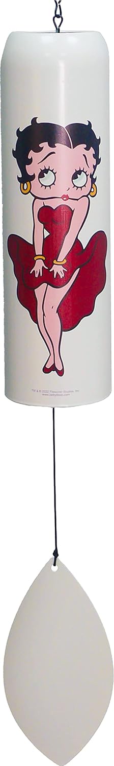 Spoontiques Betty Boop Campana de viento – Decoración de jardín – Campanillas decorativas para decoración de patio y jardín