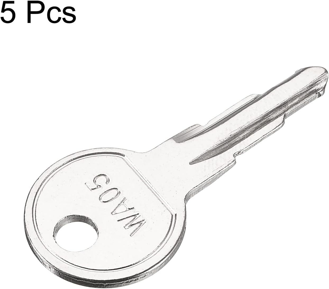 uxcell Llave de equipo pesado, llaves de encendido de maquinaria de construcción para excavadora (número de pieza WA05) 5Pcs