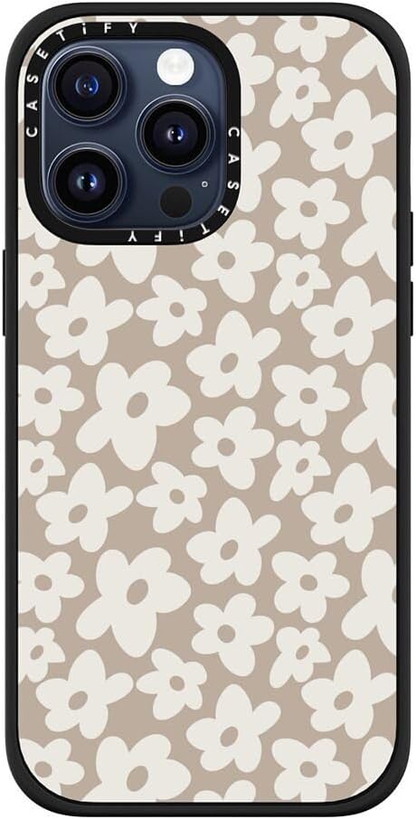 CASETiFY Impact – Funda para iPhone 15 Pro Max 4 veces probada contra caídas de grado militar, protección contra caídas de 8.2 pies – Estampado de