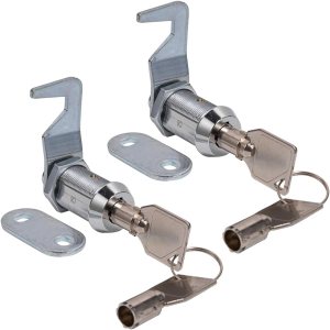 Bloqueo tubular de repuesto para caja de herramientas de 90 grados, cámara de gancho, cerraduras de gabinete con llaves, cajón de almacenamiento de Bloqueo tubular de repuesto para caja de herramientas de 90 grados, cámara de gancho, cerraduras de gabinete con llaves, cajón de almacenamiento de