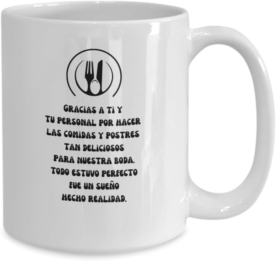 Regalo Para Empresario De Catering, Regalo Para El Servicio De Catering, Taza De Café Té a Empresario De Catering De Bodas