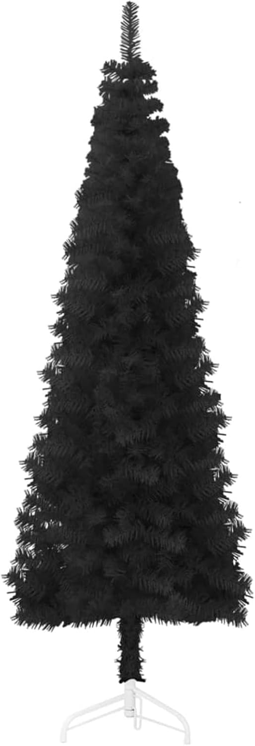 Gecheer Árbol de Navidad artificial delgado para el hogar para las vacaciones, árbol de Navidad para exteriores, interiores, fiestas de vacaciones,