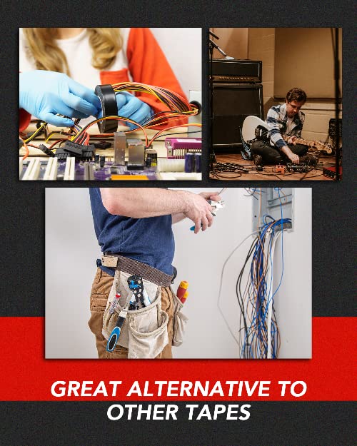 Cinta Gaffer  Rollo enorme  Cinta negra de 4 pulgadas x 40 yardas (120 pies)  Cinta GaffersTape utilizada para cinta Gaff, cinta adhesiva, cinta