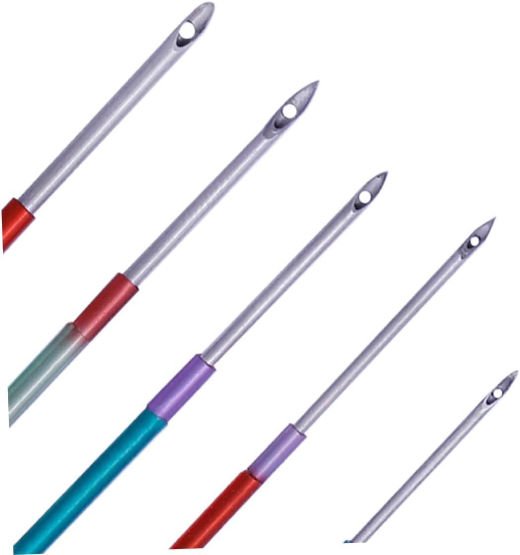 EXCEART Agujas perforadoras de costura, agujas de acolchado, agujas de bordar, agujas de tejer, herramienta de manualidades de costura, aguja