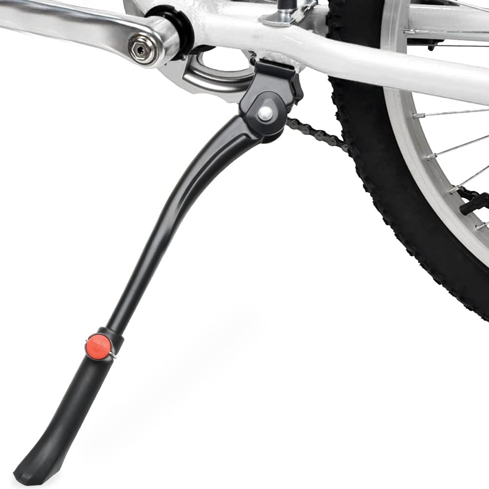 Soporte de bicicleta ajustable de aleación de aluminio para bicicleta, soporte lateral para bicicleta de 22, 24, 26, 28 pulgadas, bicicleta de