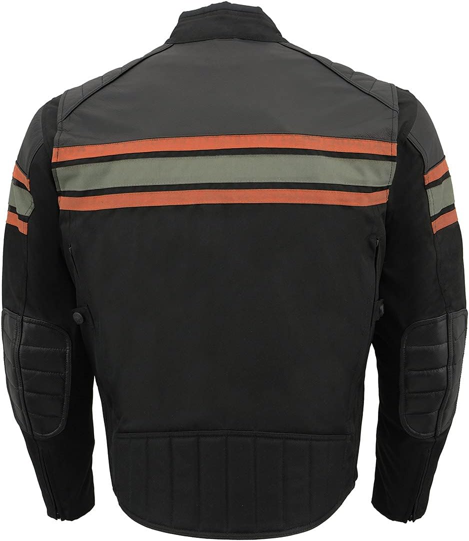 Milwaukee Performance MPM1751 – Chaqueta de piel para hombre, diseño de rayas, color negro