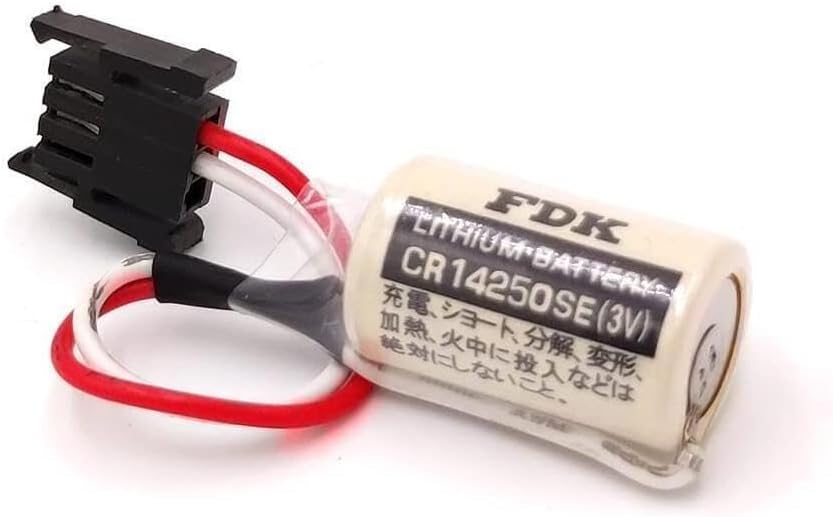30PCS CR14250SE 3V PLC Battery 1800mAh Backup Power Supply with Plug Non-Rechargeable