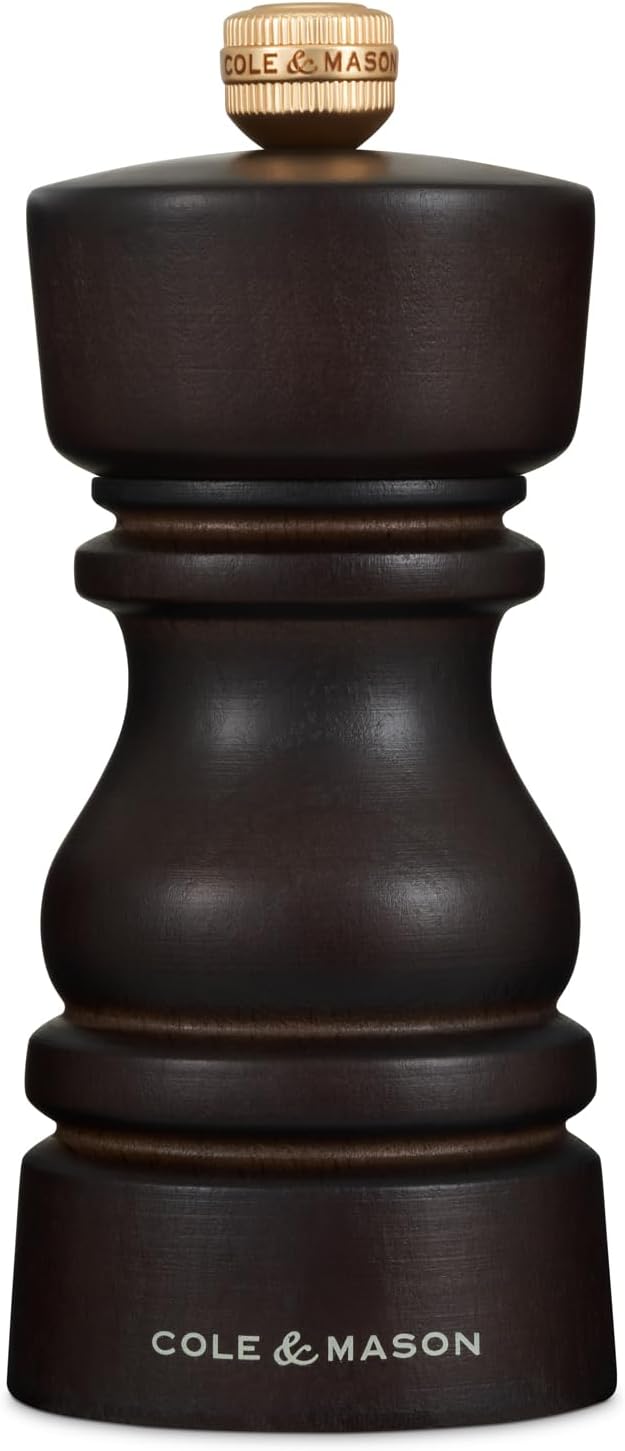 Cole & Mason Molino de sal de madera de chocolate Londres 5.118 in
