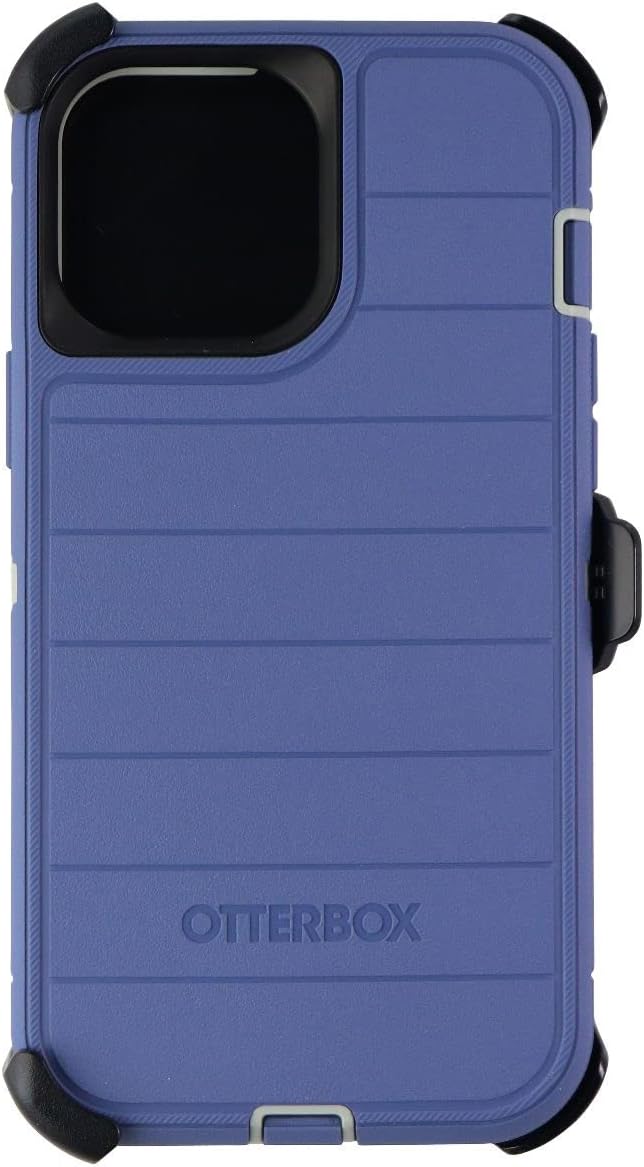 OtterBox Defender PRO – Funda para Apple iPhone 13 Pro Max y 12 Pro Max, color azul fuerte