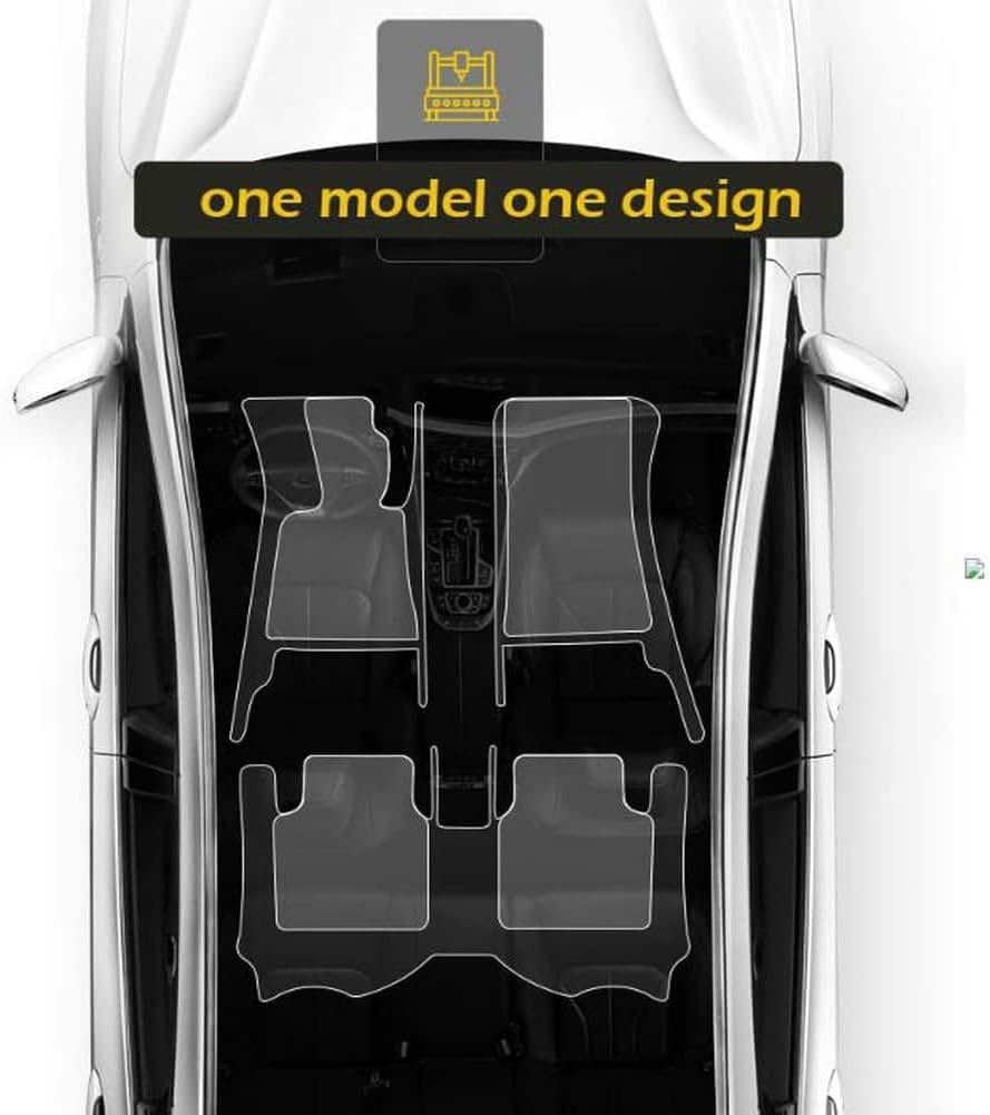 Personaliza las alfombrillas de cuero de protección para todo tipo de clima para automóviles, SUV y camiones según el modelo automotriz (morado)