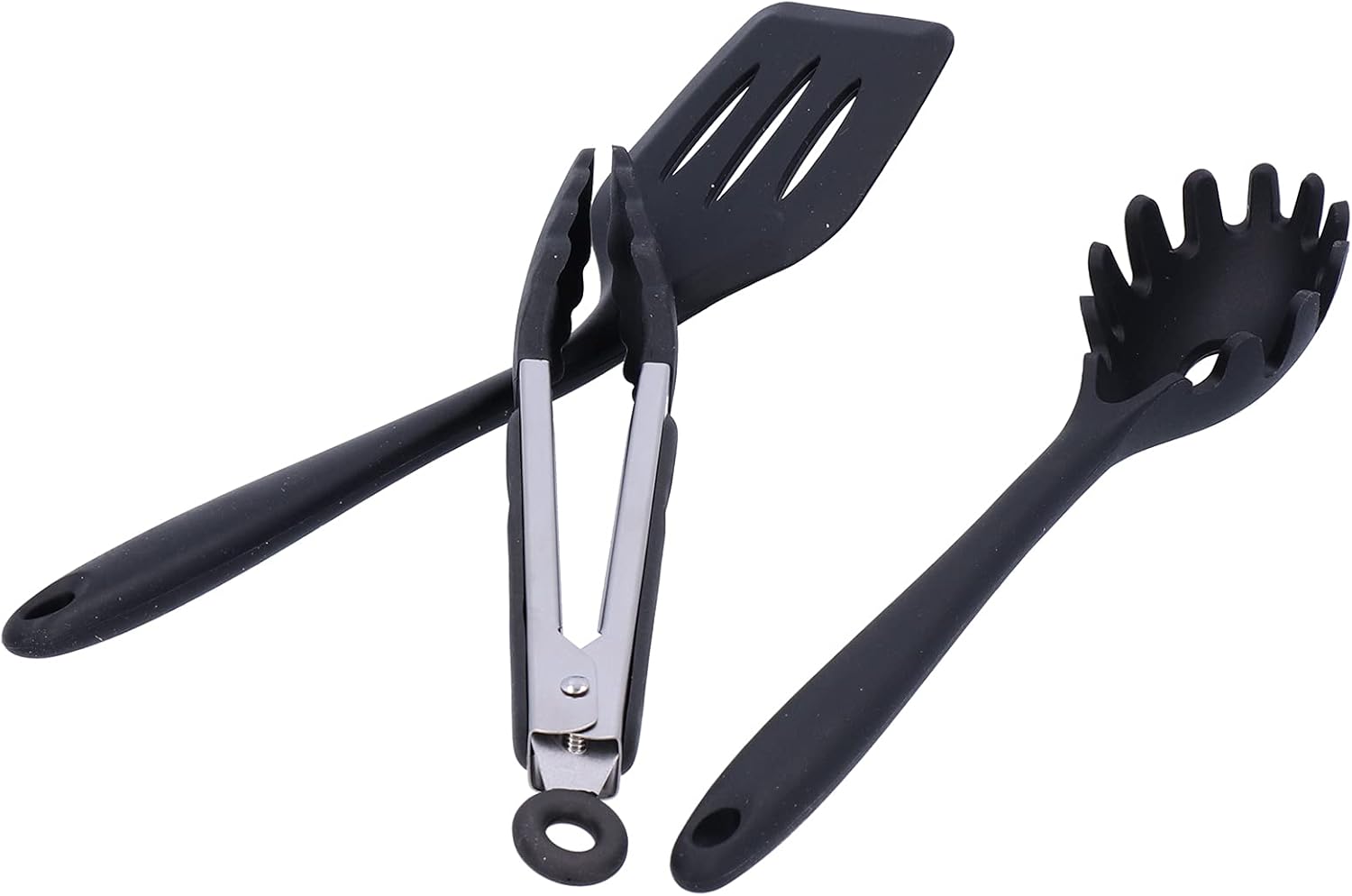 Utensilios de cocina, Kit de herramientas de cocina no para el hogar (10 piezas de silicona negro conjunto (incluyendo caja de color))