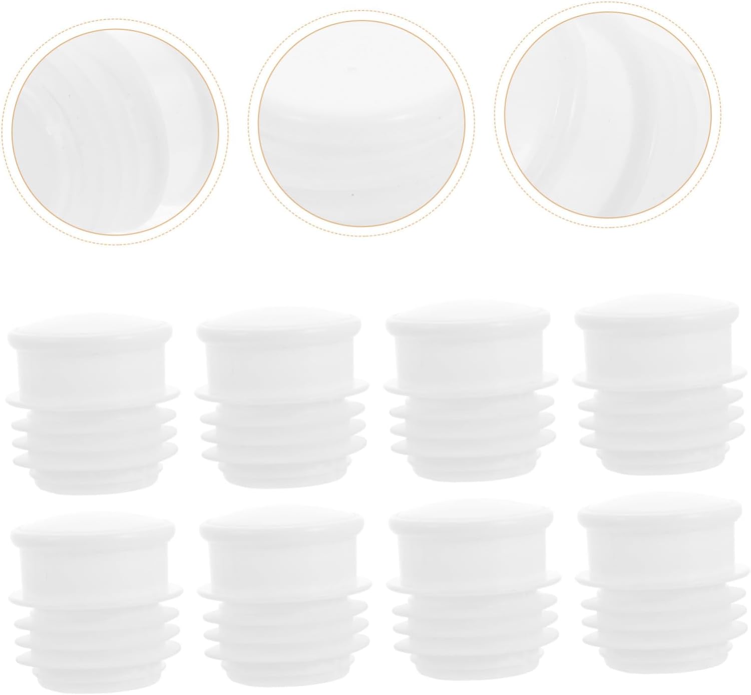 Zerodeko 40 Pcs Bottle Stopper Accessories Flask Water Bottles Vacumm Sealer Kettle Plug Plastic Water Bottles Water Bottle Stoppers Termos White