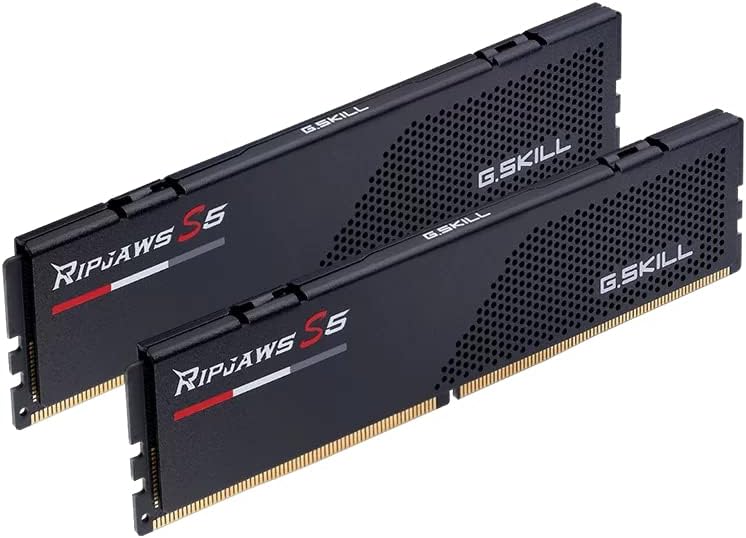 G.SKILL Ripjaws Serie S5 (Intel XMP 3.0) DDR5 RAM 64 GB (2 x 32 GB) 6800MTs CL34-45-45-108 1.40V Memoria de computadora de escritorio UDIMM – Negro