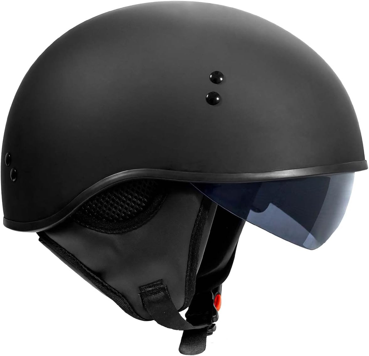 TORC T59 Motorcycle Half Helmet with Magnetic Buckle DOT Approved