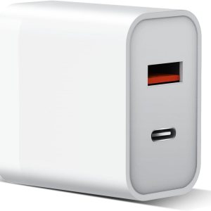 Adaptador de corriente para dron, versión mejorada de 30 W GaN Bloque de cargador compacto de doble puerto, cargador de puerto USB C y B, compatible Adaptador de corriente para dron, versión mejorada de 30 W GaN Bloque de cargador compacto de doble puerto, cargador de puerto USB C y B, compatible