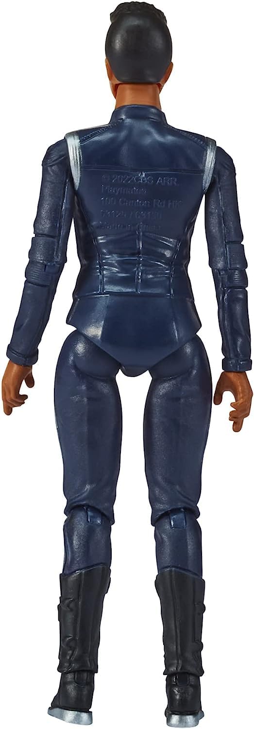 Star Trek Playmates Toys Universe Figura de acción de Michael Burnham Discovery de oficial científico de 5 pulgadas con accesorios, multicolor