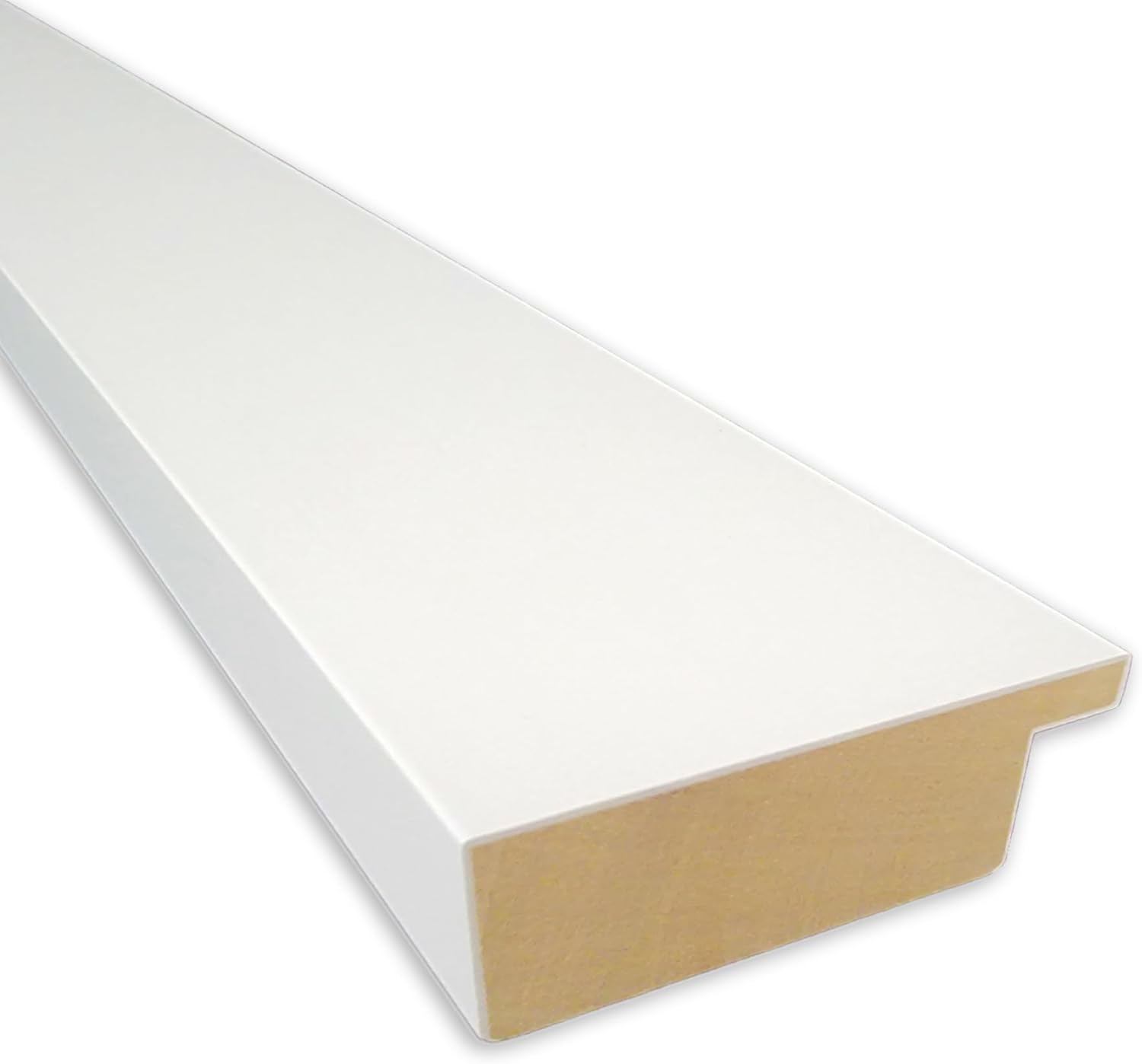 Amanti Art Espejo de baño de madera, espejo de pared blanco básico para usar como espejo de tocador de baño sobre el fregadero (29.5 x 41.5