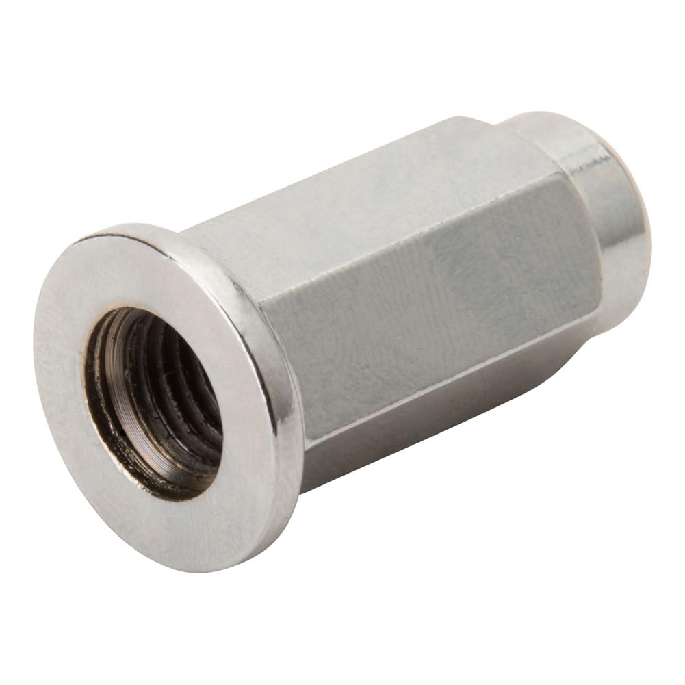 (16 Pack) ITP Flat Base Chrome Lug Nut 10mm x 1.25mm Thread Pitch w14mm Head for Arctic CAT Prowler 1000 XTZ H2 EFI 2009