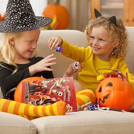 Calendario de Adviento 2023 de muñeca aterradora de Halloween 2023 para niños, calendario de cuenta regresiva de Halloween de 24 días, calendario de