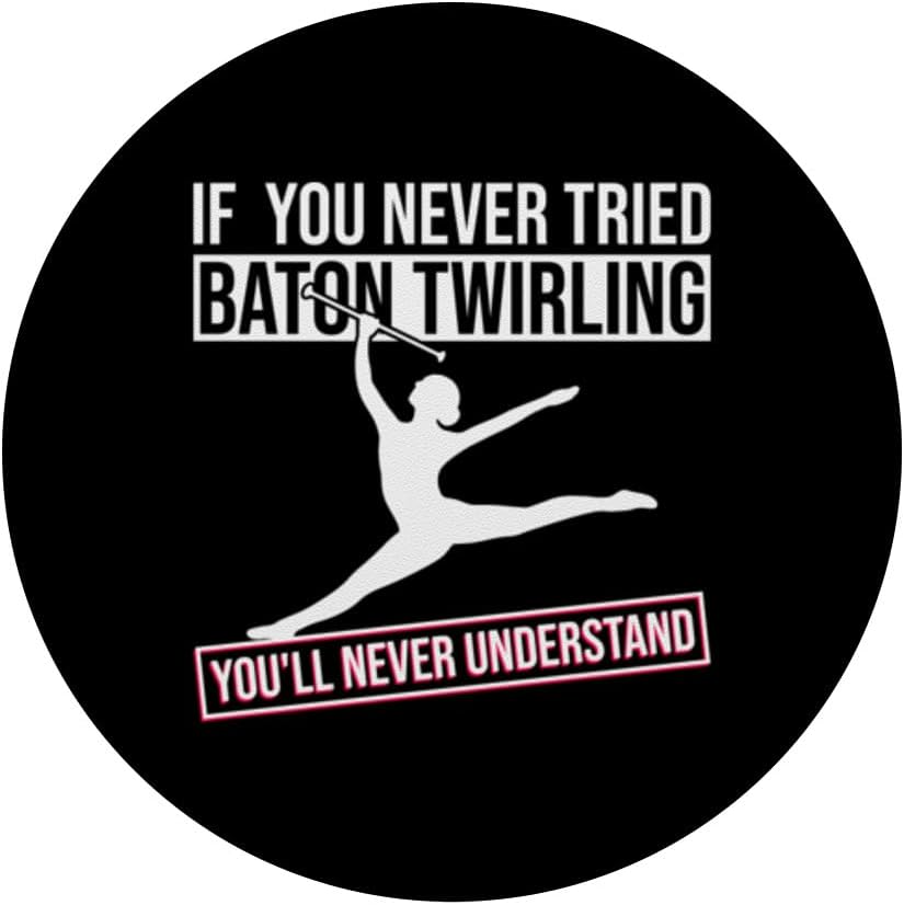 Baton Twirler Design For Majorette Cheerleader PopSockets Standard PopGrip