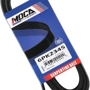 6PK2345 Cinturón de serpentina para Ford Crown Victoria 4.6L, 2003-2015 para GMC Savana 3500, Chevrolet Express 2500 6L, 2006-2011 para Lincoln Town 6PK2345 Cinturón de serpentina para Ford Crown Victoria 4.6L, 2003-2015 para GMC Savana 3500, Chevrolet Express 2500 6L, 2006-2011 para Lincoln Town