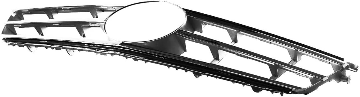 Rejilla delantera del radiador del estilo deportivo plata para Mercedes-Benz C250 C300 C350 W204