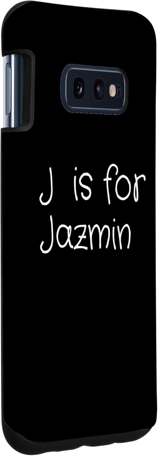 Galaxy S10e Personalized J is for Jazmin Name Student Kindergarten Girl Case