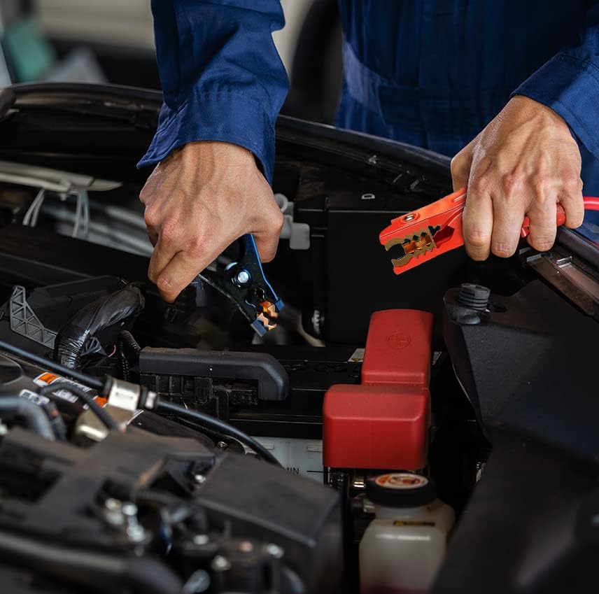Energizer Cables de arranque resistentes para batería de automóvil, cables de refuerzo automotrices para arrancar baterías muertas o débiles con