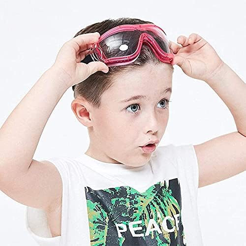 JSUNMOON Gafas de seguridad para niños, gafas de seguridad para niños pequeños con antivaho UV, paño de limpieza para lentes transparentes incluido