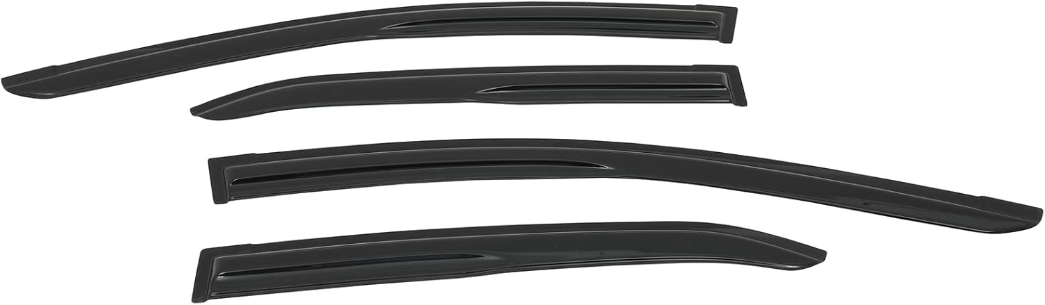 FINDAUTO Deflector de ventana lateral, protectores de lluvia, deflector de ventana lateral, juego de 4 piezas para Toyota 2014-2019 para Corolla