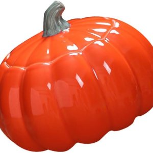 Kichvoe Latas de té chino, tarro de calabaza de Halloween, tarro de cerámica para almacenamiento de alimentos, recipiente de cocina de porcelana, Kichvoe Latas de té chino, tarro de calabaza de Halloween, tarro de cerámica para almacenamiento de alimentos, recipiente de cocina de porcelana,