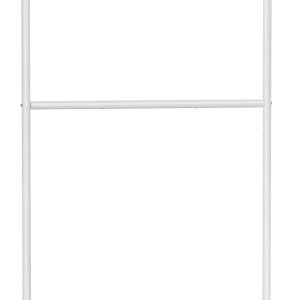 SONGMICS Perchero con ruedas, 35.8 pulgadas de doble barra, perchero para colgar ropa, con estante de almacenamiento de malla densa, capacidad de SONGMICS Perchero con ruedas, 35.8 pulgadas de doble barra, perchero para colgar ropa, con estante de almacenamiento de malla densa, capacidad de