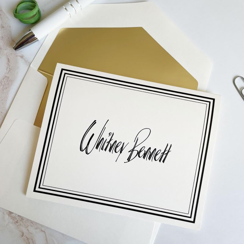 Colony – Notas plegables personalizadas, papelería de tinta elevada
