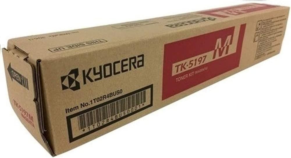 KYOCERA 1T02R4BUS0 Modelo TK-5197M Cartucho de tóner magenta para uso TASKalfa 306Ci A4 Impresoras multifuncionales a color, rendimiento de hasta