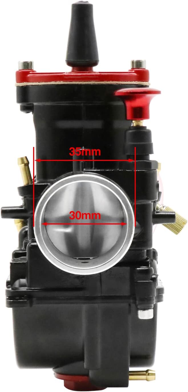 PWK – Carburador de carreras de 1.181 in universal para motor de 100 cc a 160 cc 2T 4T motos scooters Dirt Bike Motocross ATV Quad Off Road (1.181