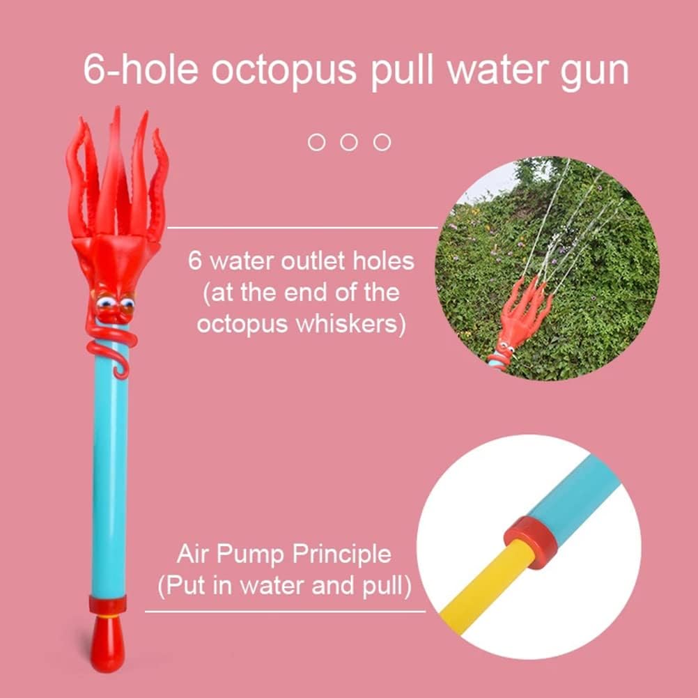 Juguete de agua de animales marinos para niños, juguete de disparo en forma de animal, pulpo, pez payaso, juguete de verano, al aire libre,