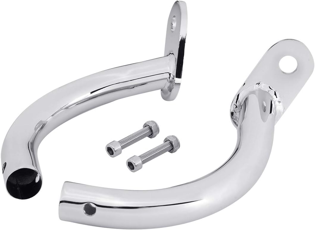 XMT-MOTO Soporte eliminador de alforjas para Harley Davidson Touring Electra Glide FLHT 1997-2008, cromado